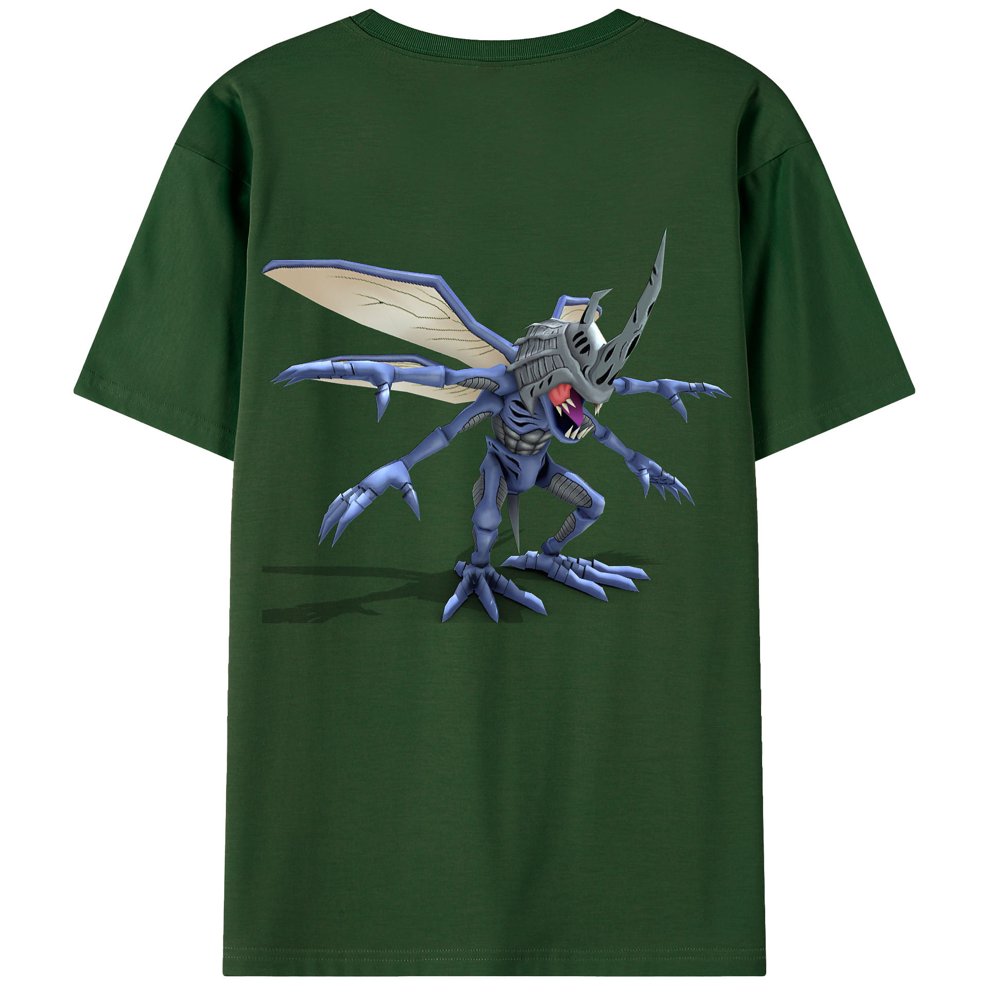 （画像用） Digimon デジタルモンスター/デジモン 綿100％半袖Tシャツ（背面プリント）